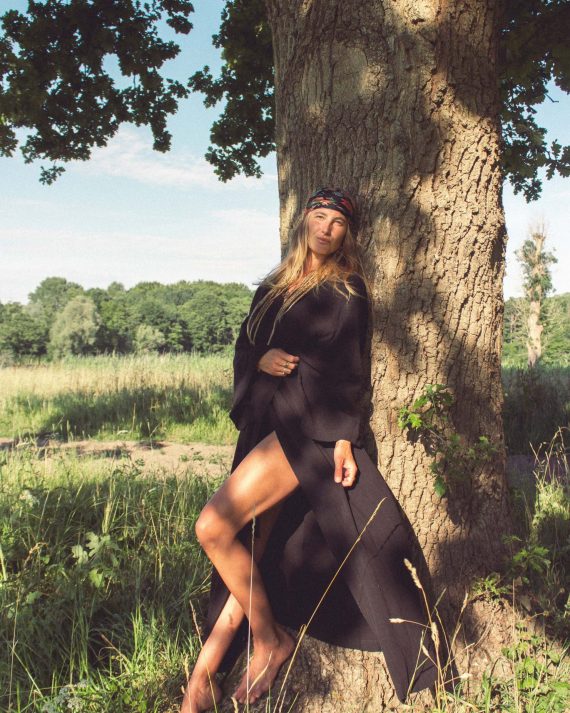 Lua Mae Kimono: Black