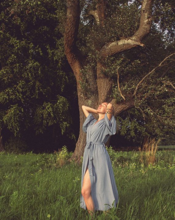 Lua Mae Kimono: Light Blue